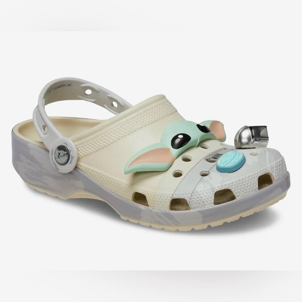 Grogu Classic Clog Crocs - New with tags.  Unisex.  Size m9/w11